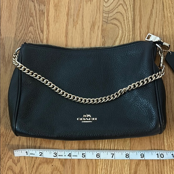 Coach Black Leather Chain Bag - Picture 4 of 6